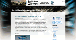 Desktop Screenshot of news.davidmausvwnorth.com