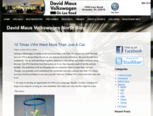 Tablet Screenshot of news.davidmausvwnorth.com